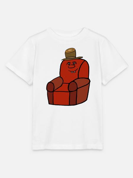 Lustig Witzig spaßiger Sessel freundlich - Stanley/Stella Kinder T-Shirt MINI CREATOR - Weiß