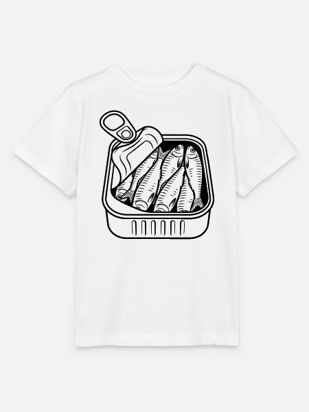 Sardinen - Stanley/Stella Kinder T-Shirt MINI CREATOR - Weiß