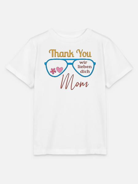 Danke Mama - Stanley/Stella Kinder T-Shirt MINI CREATOR - Weiß