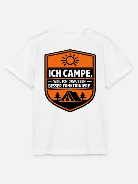 Perfekter Camper - Stanley/Stella Kinder T-Shirt MINI CREATOR  - Weiß