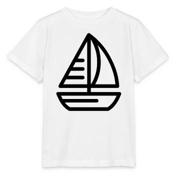 Boot - Stanley/Stella Kinder T-Shirt MINI CREATOR  - Weiß - Vorne - Maike (125cm)
