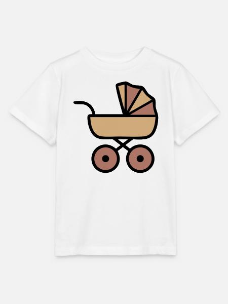 Kinderwagen Baby Boho Icon - Stanley/Stella Kinder T-Shirt MINI CREATOR - Weiß