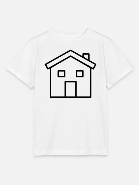 Hausumriss - Stanley/Stella Kinder T-Shirt MINI CREATOR - Weiß