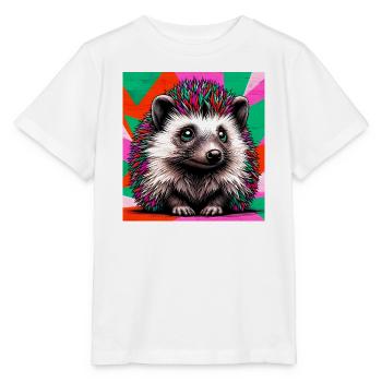 hérisson - T-shirt bio MINI CREATOR Stanley/Stella Enfant - blanc - Devant - Maike (125cm)