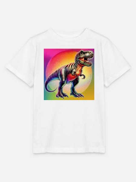 Dinosaurier - Stanley/Stella Kinder T-Shirt MINI CREATOR  - Weiß