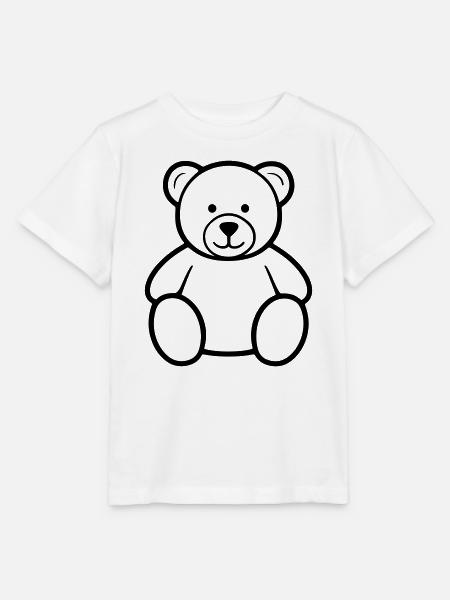 Bär - Stanley/Stella Kinder T-Shirt MINI CREATOR - Weiß