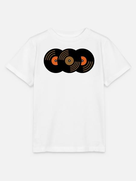 Schallplatten Sammlung Musik Fan - Stanley/Stella Kinder T-Shirt MINI CREATOR - Weiß