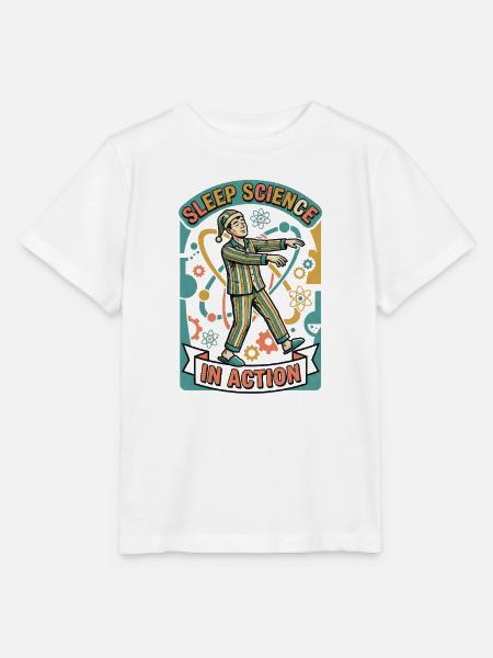 Schlafforschung aktiv | Schlafwandeln - Stanley/Stella Kinder T-Shirt MINI CREATOR - Weiß