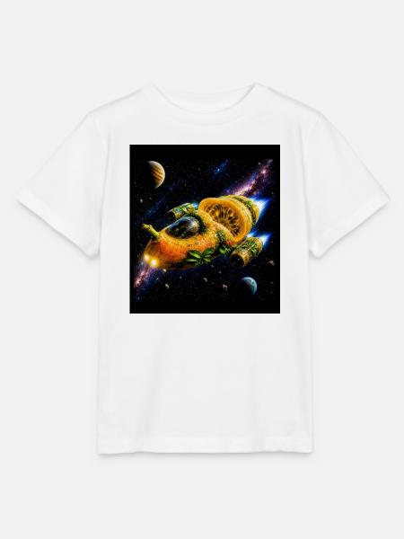 Citrus Raumschiff-Abenteuer - Stanley/Stella Kinder T-Shirt MINI CREATOR  - Weiß