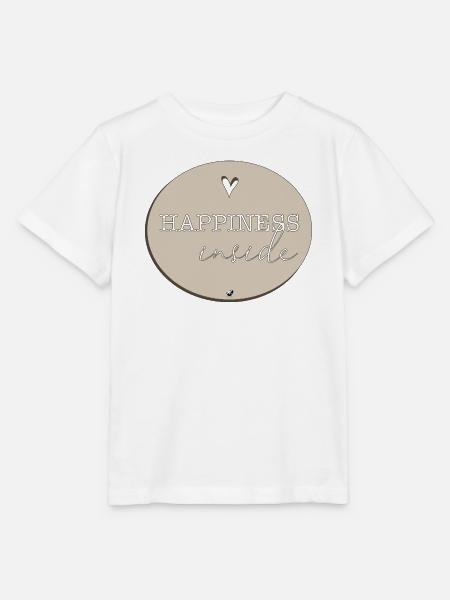 Inschrift mit Herz Abbildung - Stanley/Stella Kinder T-Shirt MINI CREATOR - Weiß