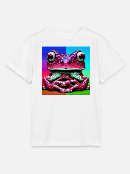 Frosch - Stanley/Stella Kinder T-Shirt MINI CREATOR - Weiß