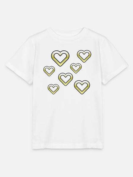 Herzen - Stanley/Stella Kinder T-Shirt MINI CREATOR  - Weiß