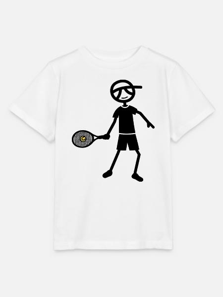 Tennis-Vorhand - Stanley/Stella Kinder T-Shirt MINI CREATOR - Weiß