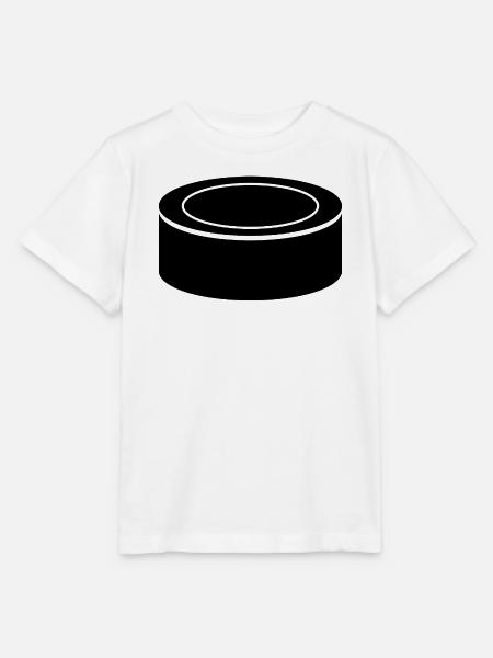 Eishockey-Puck - Stanley/Stella Kinder T-Shirt MINI CREATOR - Weiß