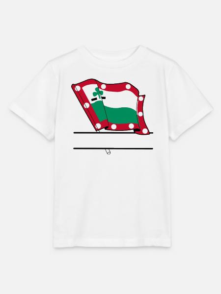 Meppeldag-Flagge – Individuelles Stadtdesign - Stanley/Stella Kinder T-Shirt MINI CREATOR  - Weiß
