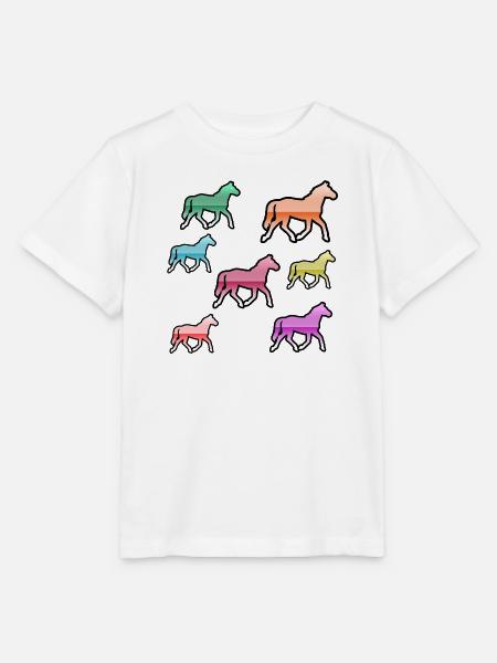 Pferde - Stanley/Stella Kinder T-Shirt MINI CREATOR - Weiß