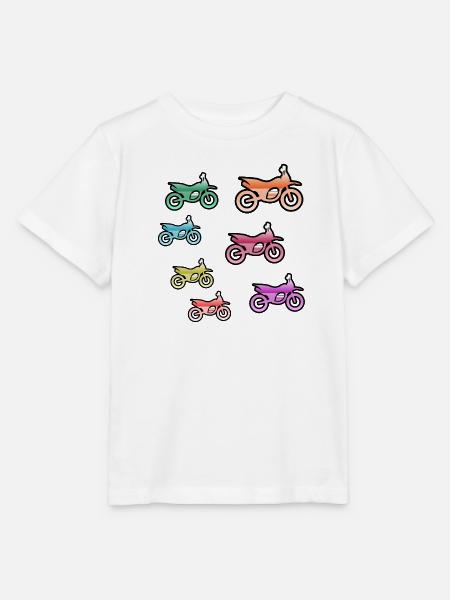 Motorräder - Stanley/Stella Kinder T-Shirt MINI CREATOR  - Weiß