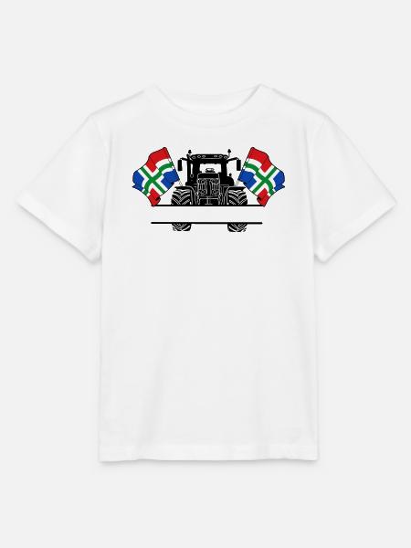 Groningen_Tractor_Custom_Edition - Stanley/Stella Kinder T-Shirt MINI CREATOR  - Weiß