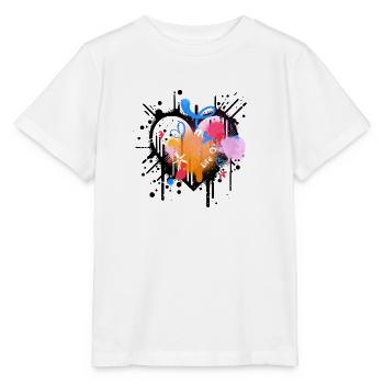 Lust for Life Graffiti Colour Play - Stanley/Stella MINI CREATOR Kids’ T-Shirt - white - Front - Maike (125cm)