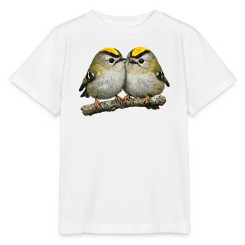 Duo der Feuerwappen auf Ast - Stanley/Stella Kinder T-Shirt MINI CREATOR  - Weiß - Vorne - Maike (125cm)
