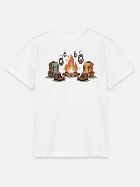 Lagerfeuernacht-Ausrüstung - Stanley/Stella Kinder T-Shirt MINI CREATOR  - Weiß