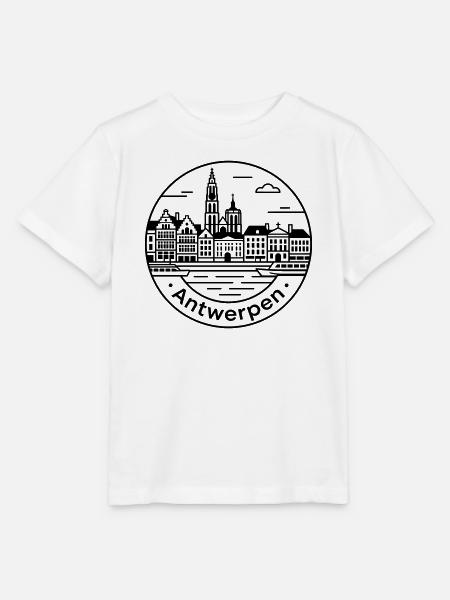 Antwerpen - Stanley/Stella Kinder T-Shirt MINI CREATOR  - Weiß