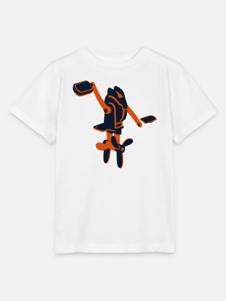 Tretantrieb Kajak Angeln Technik - Stanley/Stella Kinder T-Shirt MINI CREATOR  - Weiß