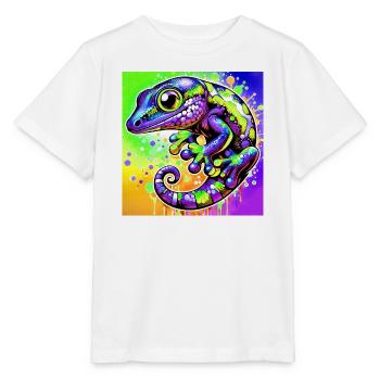 Gecko - Stanley/Stella MINI CREATOR Kids’ T-Shirt - white - Front - Maike (125cm)