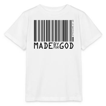 Made by God - Stanley/Stella MINI CREATOR Kids’ T-Shirt - white - Front - Maike (125cm)