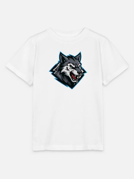 Wolfsangriff Logo - Stanley/Stella Kinder T-Shirt MINI CREATOR - Weiß