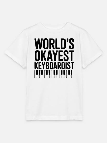 Der beste Keyboarder der Welt - Stanley/Stella Kinder T-Shirt MINI CREATOR  - Weiß