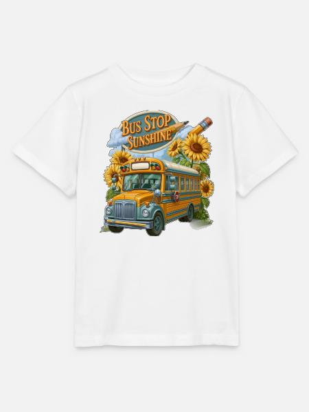 Bushaltestelle Sunshine - Stanley/Stella Kinder T-Shirt MINI CREATOR  - Weiß
