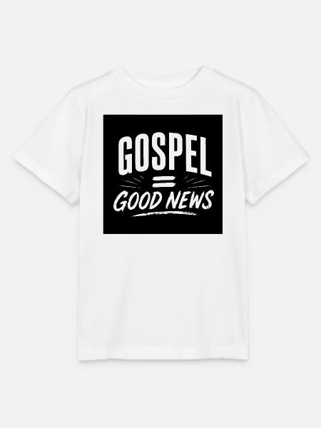 Evangelium = Gute Nachrichten - Stanley/Stella Kinder T-Shirt MINI CREATOR  - Weiß