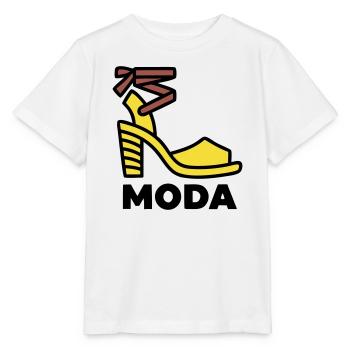 Chaussures à talons hauts Moda Italie Fashion Vacation - T-shirt bio MINI CREATOR Stanley/Stella Enfant - blanc - Devant - Maike (125cm)