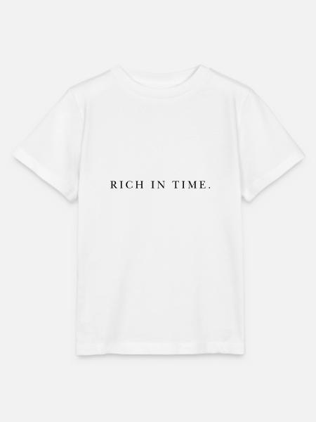 Rich in time. - Stanley/Stella Kinder T-Shirt MINI CREATOR - Weiß