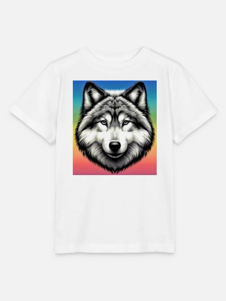 Wolf - Stanley/Stella Kinder T-Shirt MINI CREATOR - Weiß