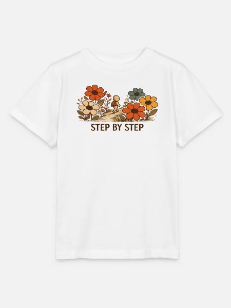 Der kleine Gedanke | STEP BY STEP - Stanley/Stella Kinder T-Shirt MINI CREATOR  - Weiß