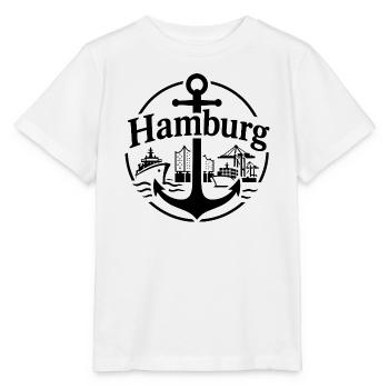 Hamburg - Stanley/Stella Kinder T-Shirt MINI CREATOR  - Weiß - Vorne - Maike (125cm)