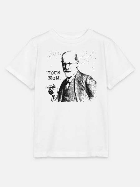 Your Mom - Siegmund Freud Statement - Stanley/Stella Kinder T-Shirt MINI CREATOR - Weiß