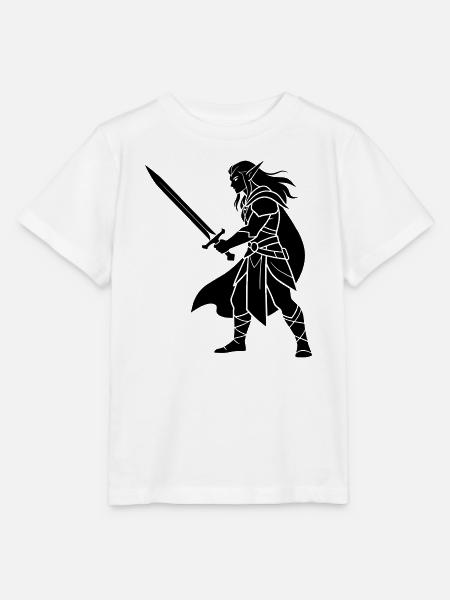 Dunkler Elf - Stanley/Stella Kinder T-Shirt MINI CREATOR  - Weiß