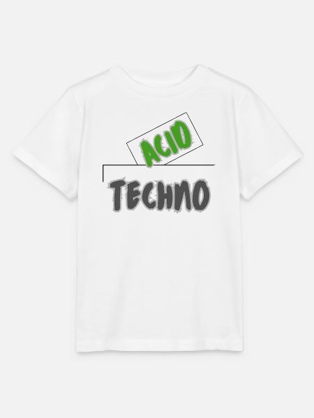 Acid Techno - Stanley/Stella Kinder T-Shirt MINI CREATOR - Weiß