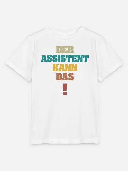 Assistent als Spruch - Stanley/Stella Kinder T-Shirt MINI CREATOR - Weiß