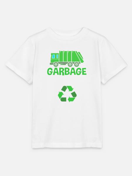 Mülleimer Müllwagen Müllauto Müllmann - Stanley/Stella Kinder T-Shirt MINI CREATOR  - Weiß