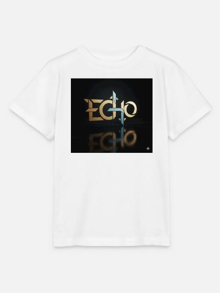 Echo Geometrie Lichtspiel - Stanley/Stella Kinder T-Shirt MINI CREATOR - Weiß