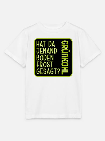 BODENFROST WINTER - GRÜNKOHL - Stanley/Stella Kinder T-Shirt MINI CREATOR - Weiß