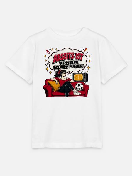 Abseits ist Retro Couch Pop-Art - Stanley/Stella Kinder T-Shirt MINI CREATOR - Weiß