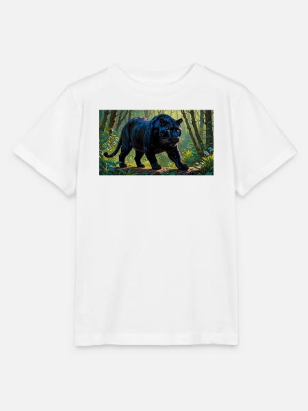 schwarzer panther - Stanley/Stella Kinder T-Shirt MINI CREATOR - Weiß