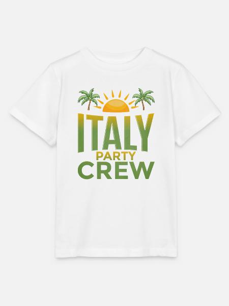 Italien Party Crew - Stanley/Stella Kinder T-Shirt MINI CREATOR - Weiß