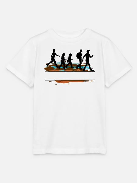 Wadlopers Group Custom – Schlammabenteuer - Stanley/Stella Kinder T-Shirt MINI CREATOR - Weiß