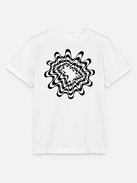 Geometrisches Plasmendesign - Stanley/Stella Kinder T-Shirt MINI CREATOR - Weiß